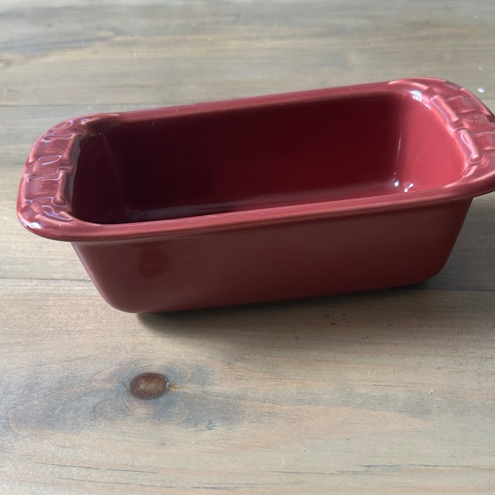 Longaberger mini loaf dish